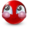 🤩 Эмодзи «Red Face Emoji» для Telegram