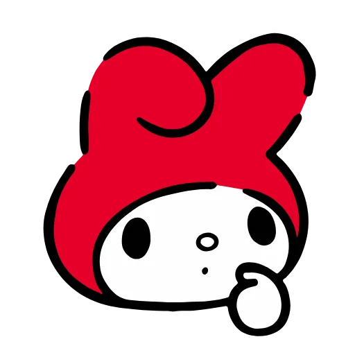 🤔 Эмодзи «Red Hood My Melody» для Telegram