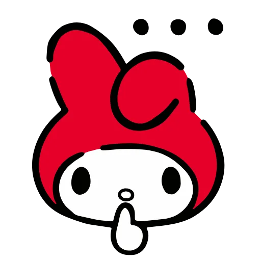 🤫 Эмодзи «Red Hood My Melody» для Telegram