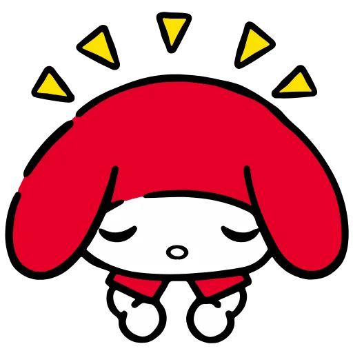😞 Эмодзи «Red Hood My Melody» для Telegram