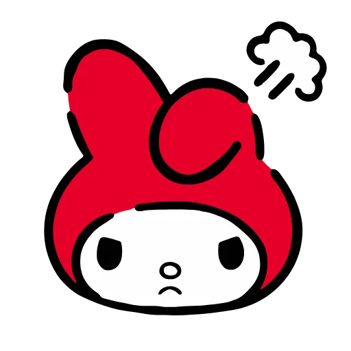 😠 Эмодзи «Red Hood My Melody» для Telegram