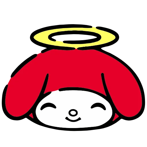 😇 Стикер «Red Hood My Melody» для Telegram