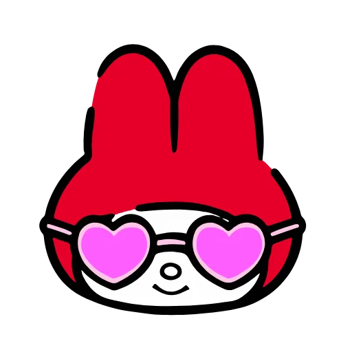 😍 Стикер «Red Hood My Melody» для Telegram