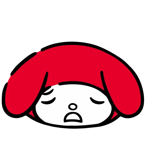 😫 Стикер «Red Hood My Melody» для Telegram