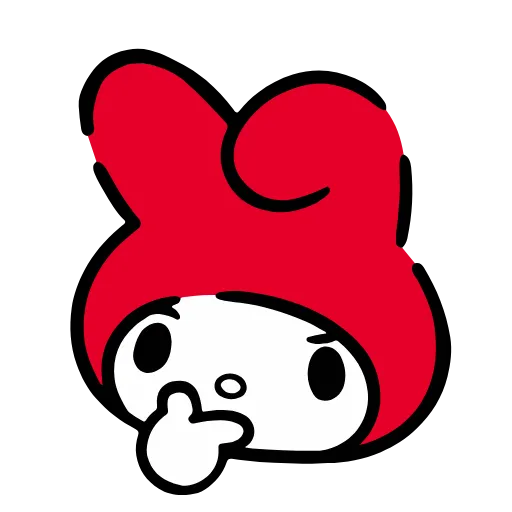 🤔 Стикер «Red Hood My Melody» для Telegram