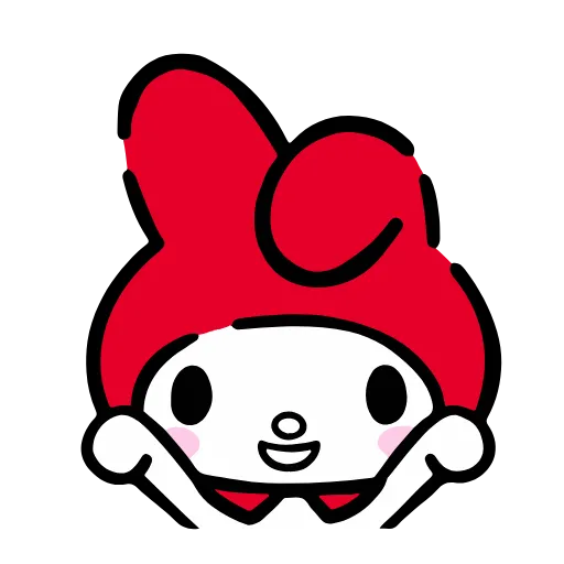 😀 Стикер «Red Hood My Melody» для Telegram