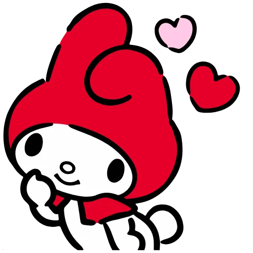 😘 Стикер «Red Hood My Melody» для Telegram