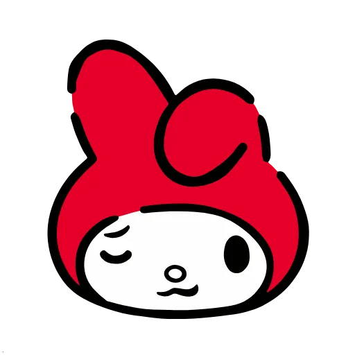 🥴 Стикер «Red Hood My Melody» для Telegram