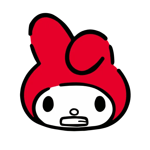 😬 Стикер «Red Hood My Melody» для Telegram