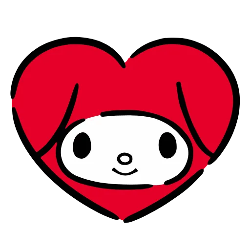 🐰 Стикер «Red Hood My Melody» для Telegram