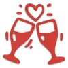 🍷 Эмодзи «RED New Year» для Telegram