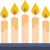 🕯 Эмодзи «RED New Year» для Telegram
