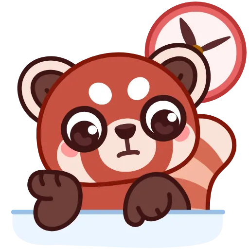 🫥 Эмодзи «Red Panda Emoji» для Telegram