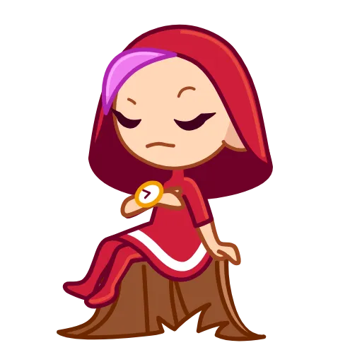 🙄 Эмодзи «Red Riding Hood» для Telegram