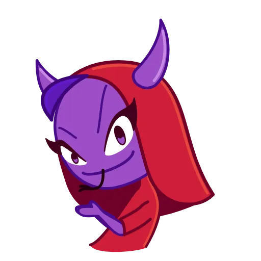 😈 Эмодзи «Red Riding Hood» для Telegram