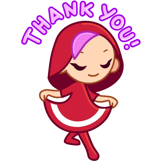 😌 Эмодзи «Red Riding Hood» для Telegram