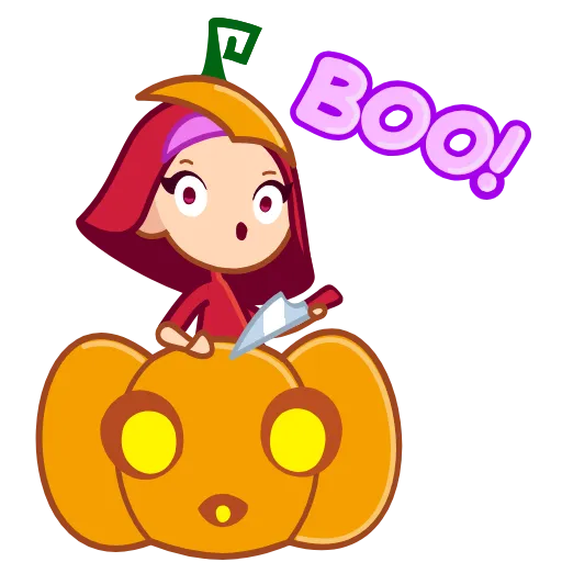 🎃 Эмодзи «Red Riding Hood» для Telegram