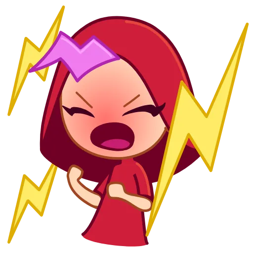 🤬 Эмодзи «Red Riding Hood» для Telegram