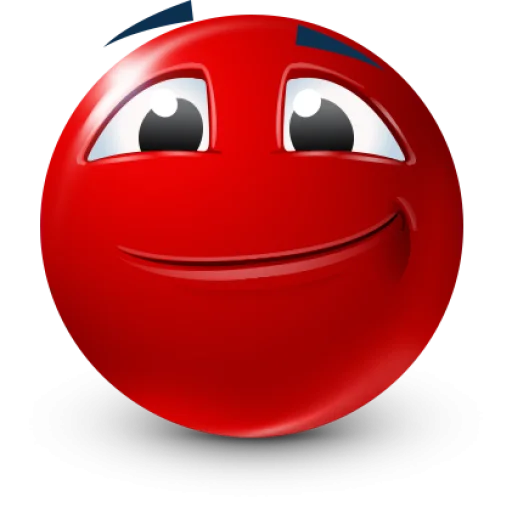 🤩 Стикер «Red Face Emoji» для Telegram