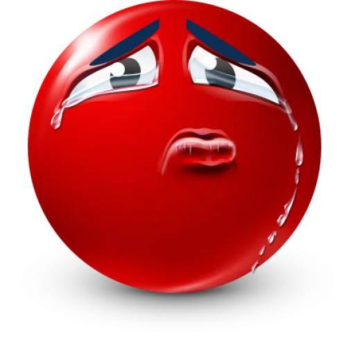 🤩 Стикер «Red Face Emoji» для Telegram