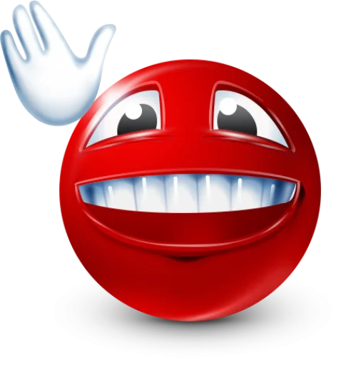 🤩 Стикер «Red Face Emoji» для Telegram