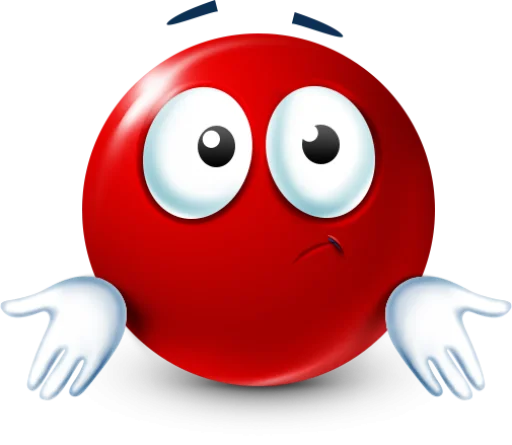 🤩 Стикер «Red Face Emoji» для Telegram