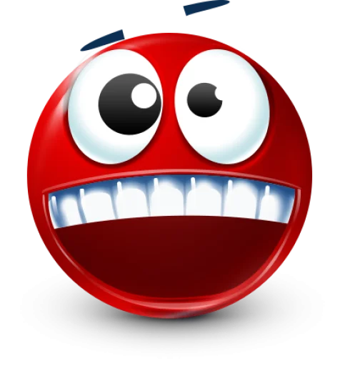 🤩 Стикер «Red Face Emoji» для Telegram