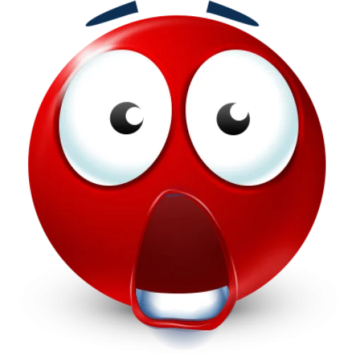 🤩 Стикер «Red Face Emoji» для Telegram