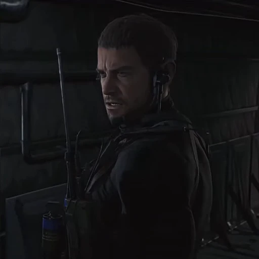 😑 Стикер «Chris Redfield» для Telegram
