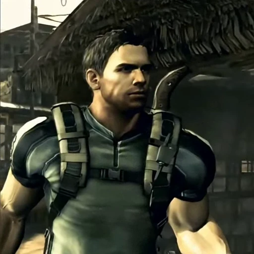 😐 Стикер «Chris Redfield» для Telegram