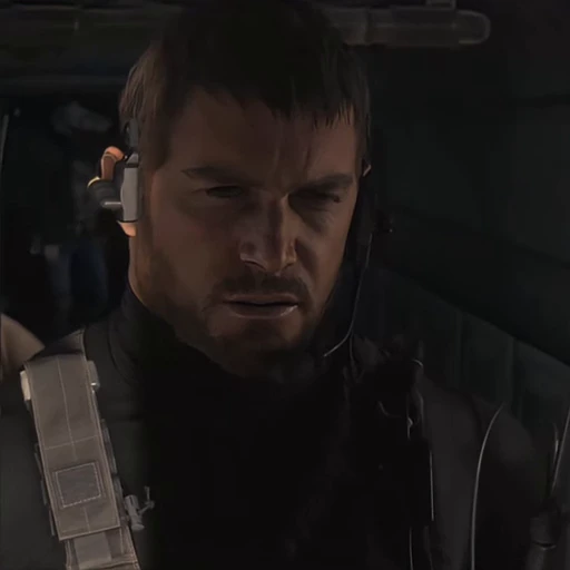 😟 Стикер «Chris Redfield» для Telegram