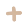 ➕ Эмодзи «Буквы в оттенках коричнегого» для Telegram