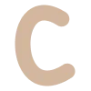 ⚪️ Эмодзи «Буквы в оттенках коричнегого» для Telegram