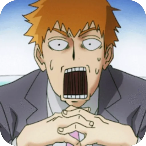 😲 Стикер «Reigen Arataka» для Telegram