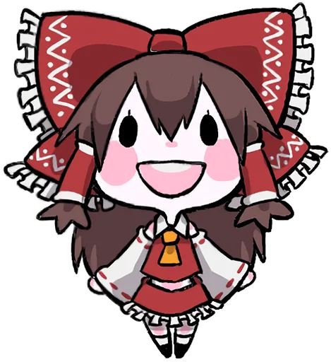 Стикерпак Reimu &amp; Cirno are flying!blackencir для Telegram — скачать