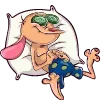 🛌 Эмодзи «Шоу Рена» для Telegram
