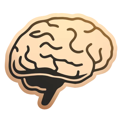 🧠 Эмодзи «иконки для оформления с коричневых тонах» для Telegram