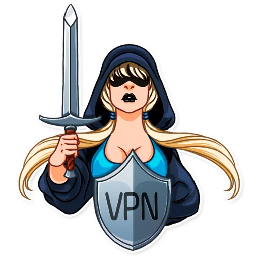 🗡 Стикер «Resistance Girl» для Telegram
