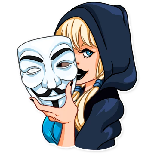 👹 Стикер «Resistance Girl» для Telegram