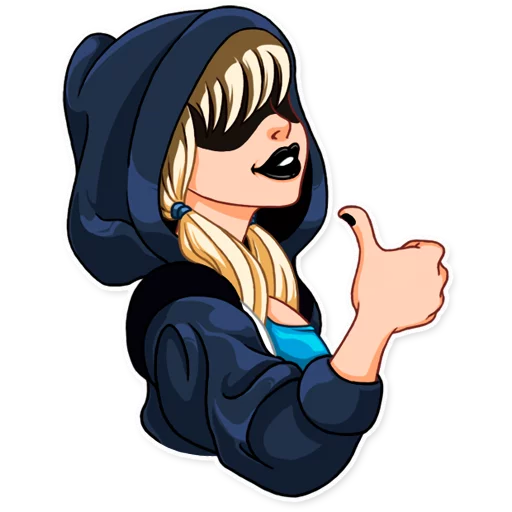 👍 Стикер «Resistance Girl» для Telegram