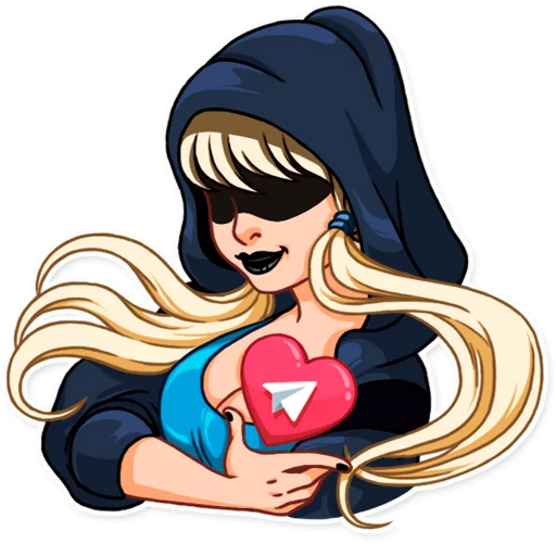 💖 Стикер «Resistance Girl» для Telegram