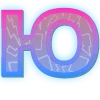 ⭐️ Эмодзи «Фиолетово - синие буквы» для Telegram