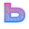⭐️ Эмодзи «Фиолетово - синие буквы» для Telegram