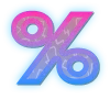 ⭐️ Эмодзи «Фиолетово - синие буквы» для Telegram