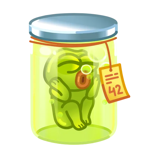 ❤️ Стикер «Restless Jar -» для Telegram