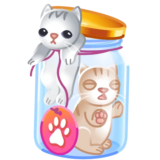 ❤️ Стикер «Restless Jar -» для Telegram