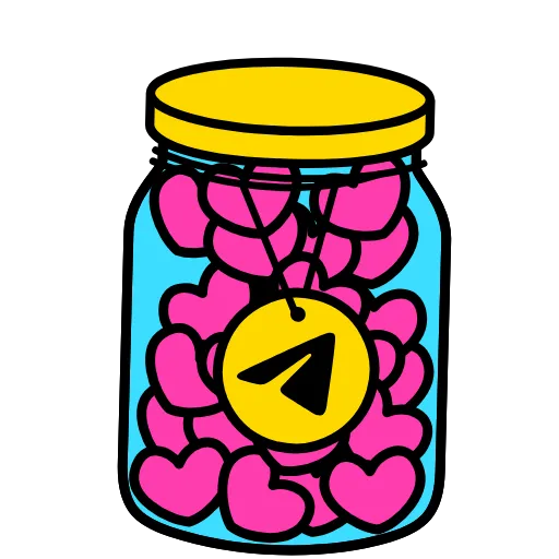 ❤️ Стикер «Restless Jar -» для Telegram