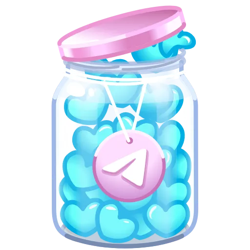 ❤️ Эмодзи «Restless Jar» для Telegram