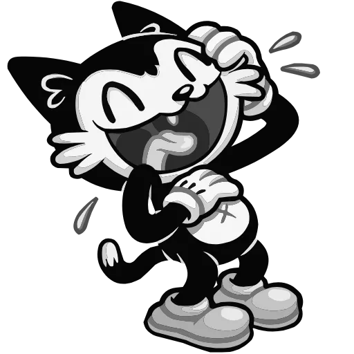 😂 Эмодзи «Ретрокот Джо» для Telegram