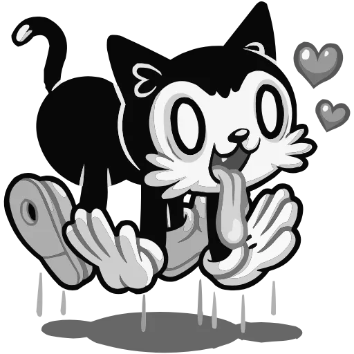 😍 Эмодзи «Ретрокот Джо» для Telegram